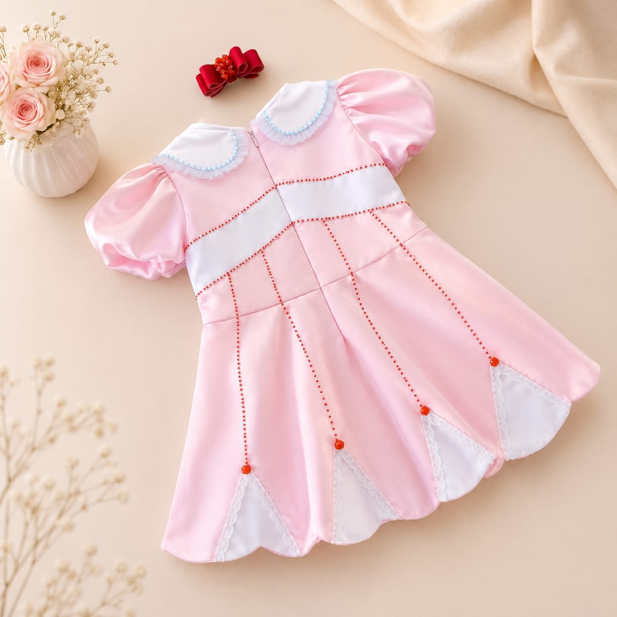 Vestido Le Circo infantil artesanal