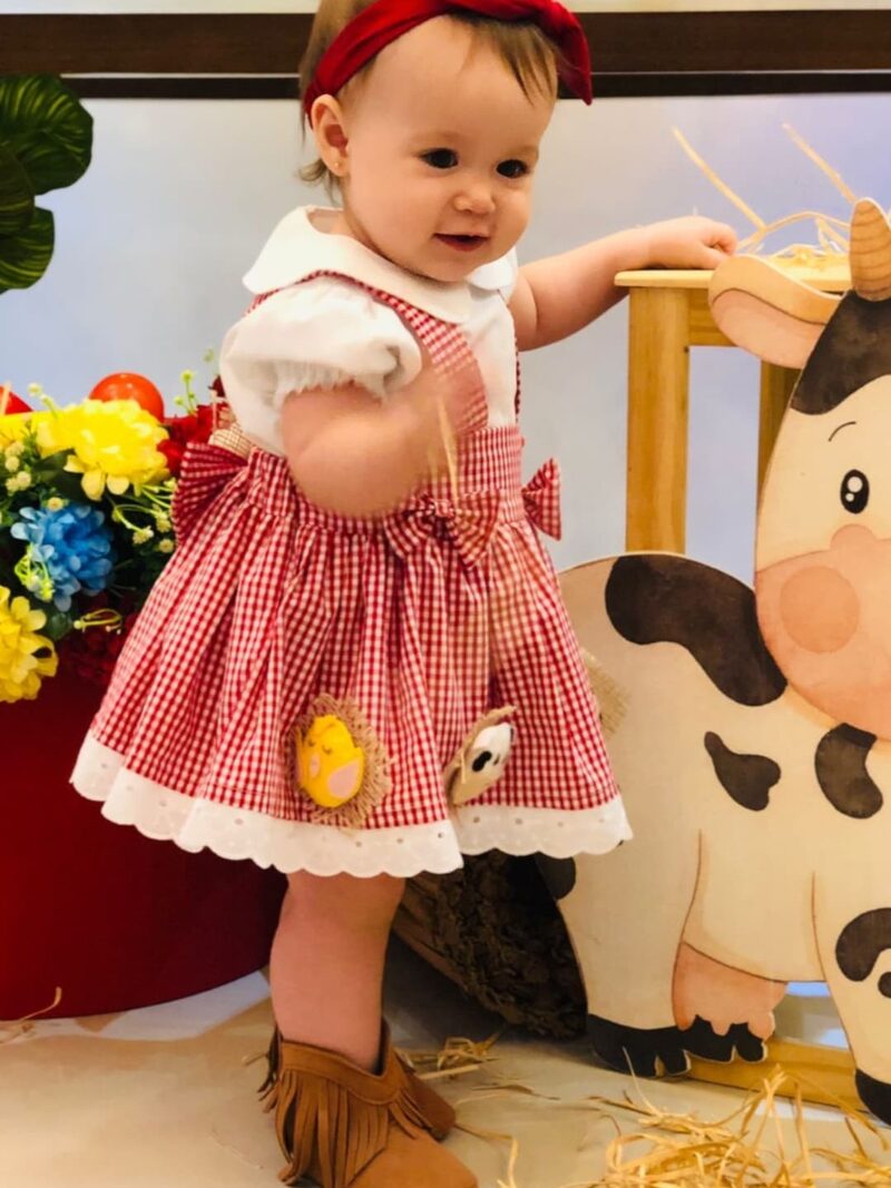 Vestido Xadrez Caipira