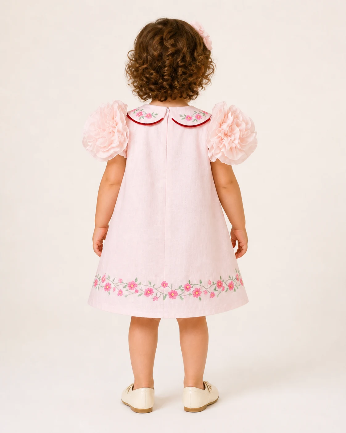 Vestido Rosa Clássico - imagem 2